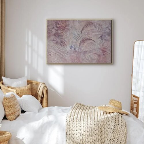  Slika - Pink Nature (1 Part) Wide 120x80 U prirodnom drvenom okviru Cene