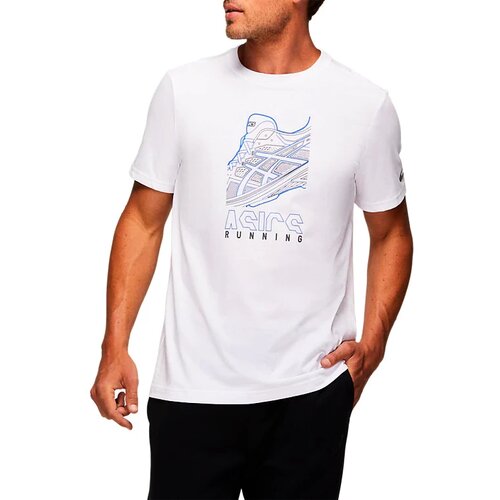 Asics Pánské tričko Running GPX Tee bílé, S Slike