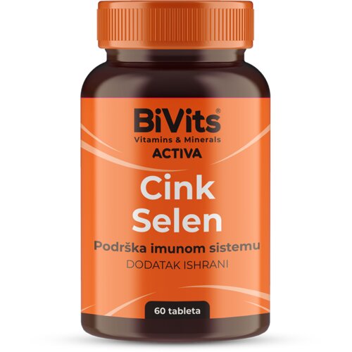 BiVits activa vitamins&minerals cink selen Slike