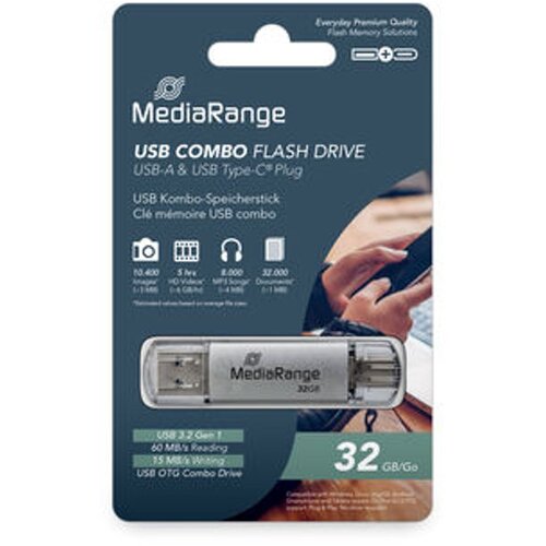 Mediarange MEMORIJA USB STICK 3.0, 32GB s USB Type - C konektorom , MR936 Cene