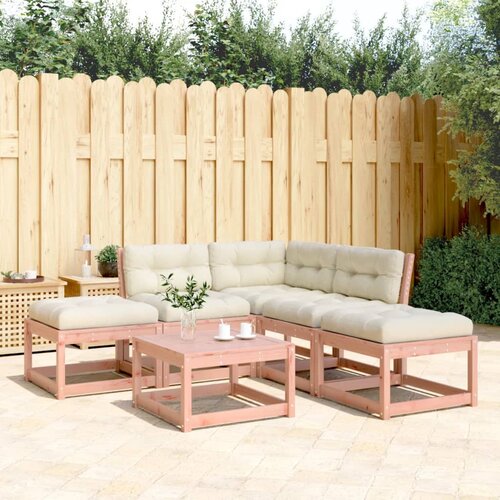 VidaXL 5-dijelni set vrtnih sofa s jastucima od masivne duglazije Slike