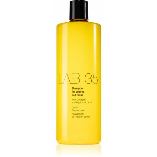 Kallos LAB 35 Volume and Gloss šampon za volumen za sjajnu i mekanu kosu 500 ml