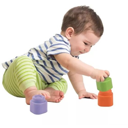 Clementoni Clemmy: Touch &amp;amp;amp, Play mekane &amp;scaron;arene građevinske kocke, set od 20 komada - Slike