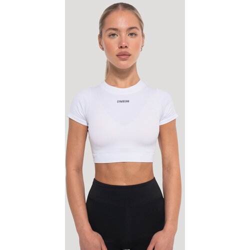 GymBeam Ženski crop top Flow White L Cijene