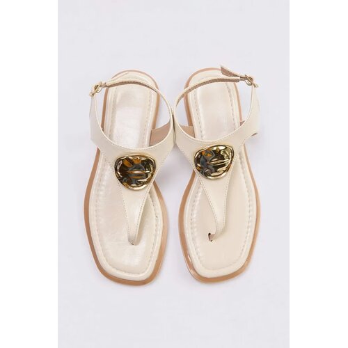 Trendyol Shoes Ženske sandale Takss26Sd00022, Bele Slike