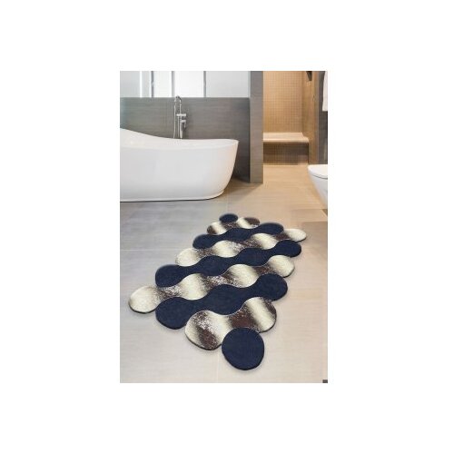 Lessentiel Maison prostirka za kupatilo, 70x120cm, krem-plava Cene