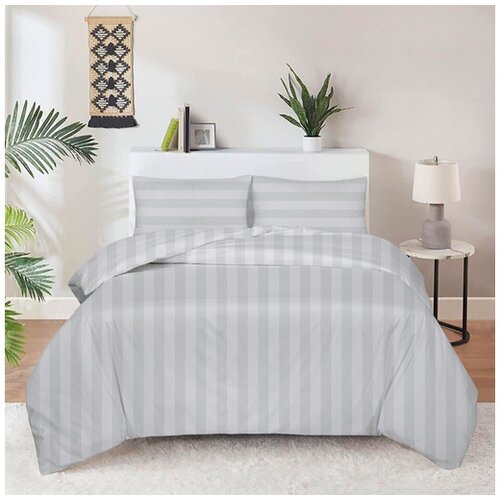 Svilanit bombažno - satenasta Premium posteljnina Isabella White, 200x200 + 2x50x70 cm Cene