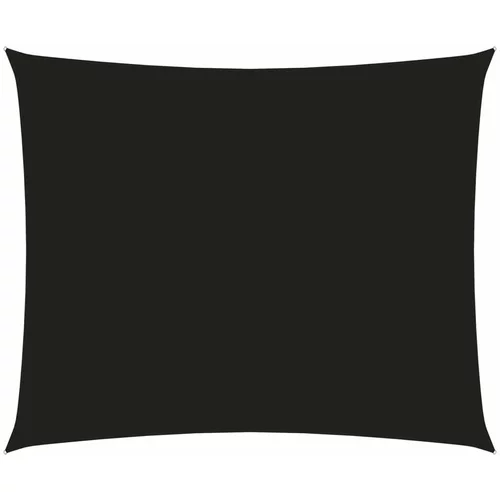  Jedro protiv sunca od tkanine Oxford pravokutno 4 x 5 m crno
