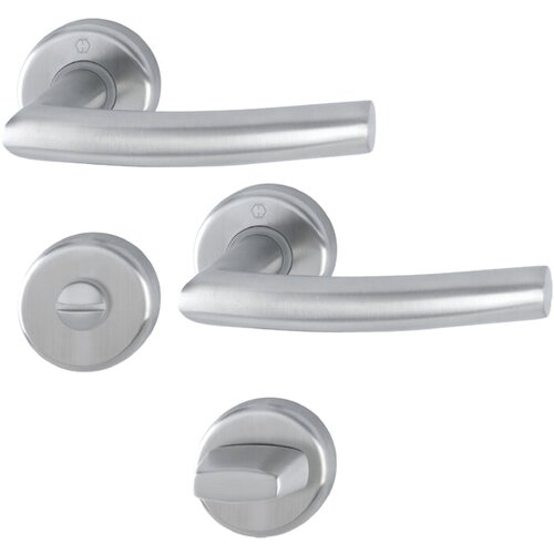 HOPPE Kljuka za vrata Alta (WC, nerjavno jeklo, debelina vrat: 39–47 mm) Cene