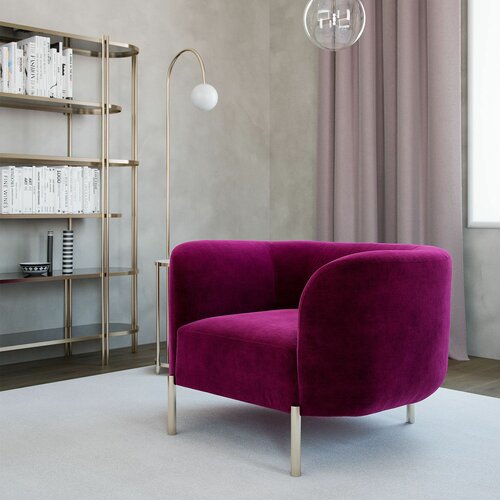 Atelier Del Sofa macaroon - fuchsia fuchsia 1-Seat sofa Slike