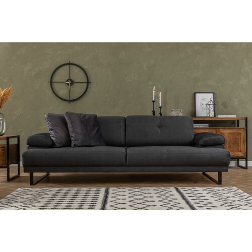 mustang - anthracite anthracite 3-Seat sofa-bed Slike