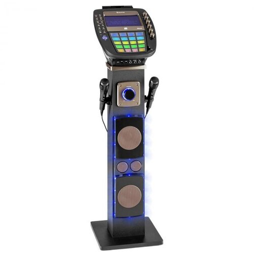 Auna KaraBig Karaoke naprava Bluetooth LED 7&amp;quot; TFT CD USB Vgrajen zvočnik Slike