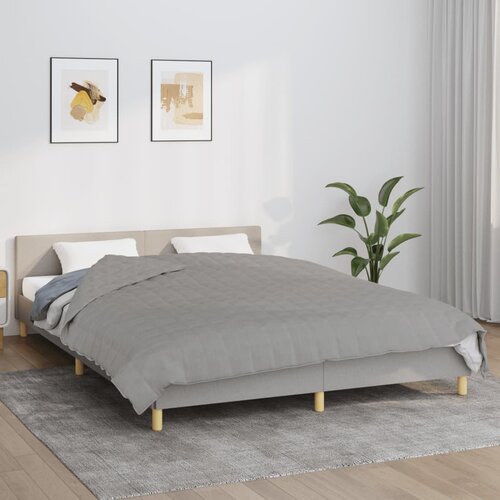 VidaXL Te&amp;scaron;ka deka siva 220x230 cm 15 kg od tkanine Slike