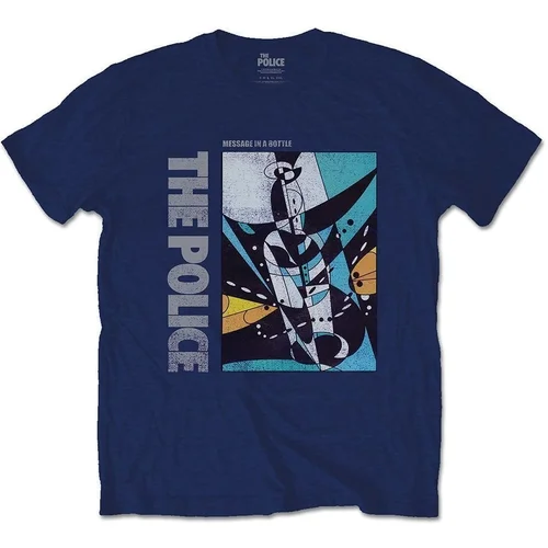 The Police Majica Message in a Bottle Unisex Navy Blue XL