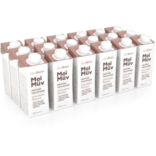 GymBeam Protein Milkshake 18 x 250 ml čokolada Cene
