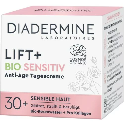 Diadermine Lift+ Bio Sensitiv Anti-Age Day Cream obnavljajuća krema za osjetljivu kožu 50 ml za ženske