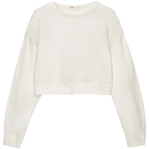 Pull&Bear Sweater majica svijetlosiva