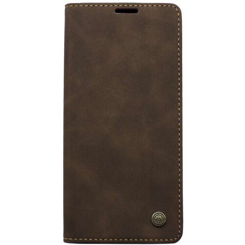  Maska za telefon LEATHER RETRO FLIP za Samsung S21 FE/G990B, Tamnobraon Cene