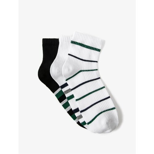 Koton 3-Piece Striped Socks Set Multi Color Slike