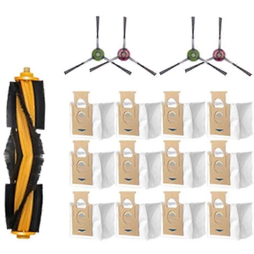 INORCO Združljivo z Deebot T9 T8 N8 Professional Deli Vrečka za prah Glavna stranska krtača Nadomestni deli robotskega sesalnika, (21848306) Slike