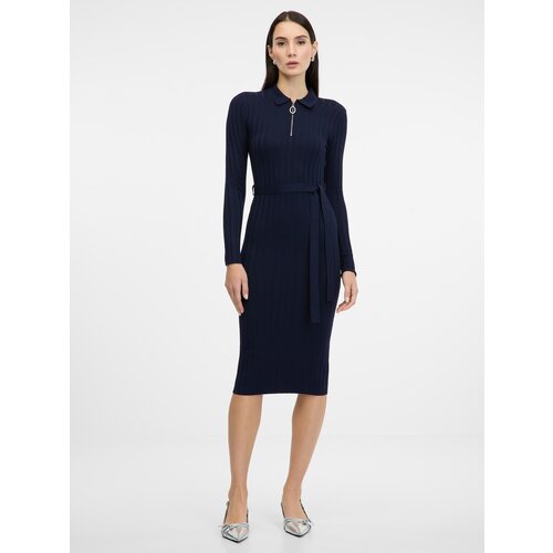 Orsay Dark blue women's midi dress - Women's Cene