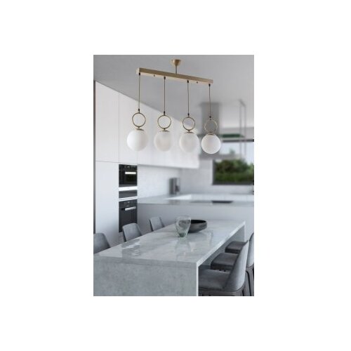 Opviq Morino 4 Lü Sıralı Beyaz Camlı Eskitme Sarkıt White Chandelier Cene
