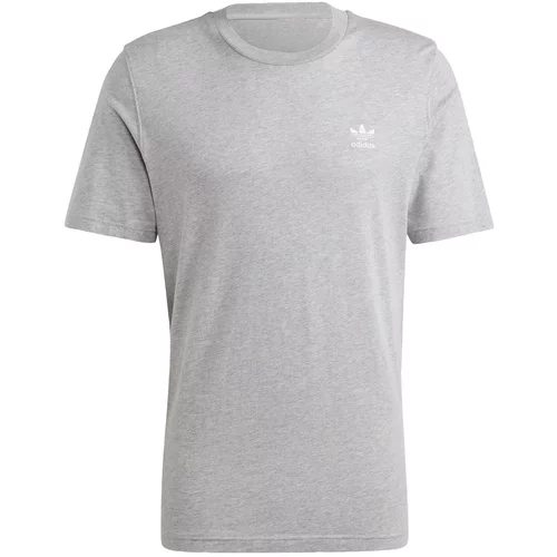 Adidas Majica 'Trefoil Essentials' siva / bijela