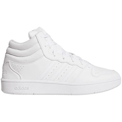 Adidas Visoke superge Baskets Hoops Mid Classic synth&amp;eacute;tique Bela Slike