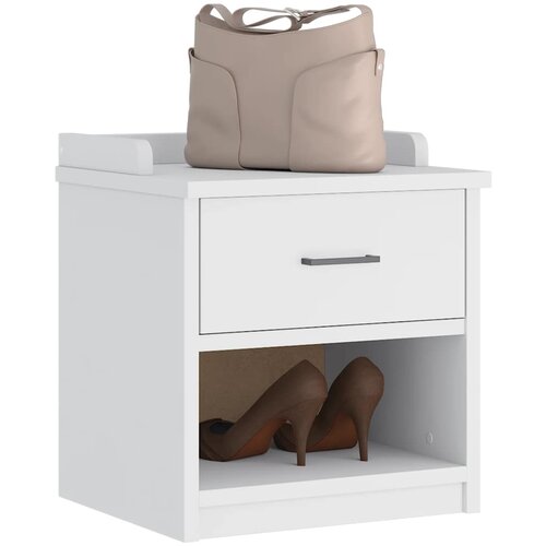 VidaXL Klupa za predsoblje SANDNES 45x40x50 cm od masivne borovine Slike