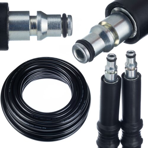 Rosfix 10M visokotlačna cev quick connect za tlačne čistilnike ar blue clean / michelin / black decker / mac allister / makita / stanley, (21739210) Cene