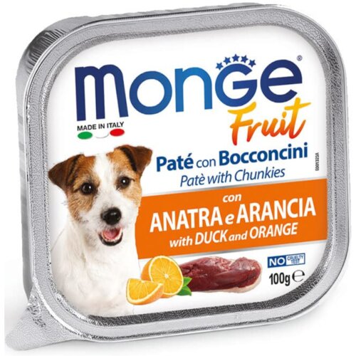 Monge vlažna hrana za pse pačetina&pomorandža 100g Slike