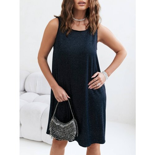 Cocomore black dress with glitter Slike