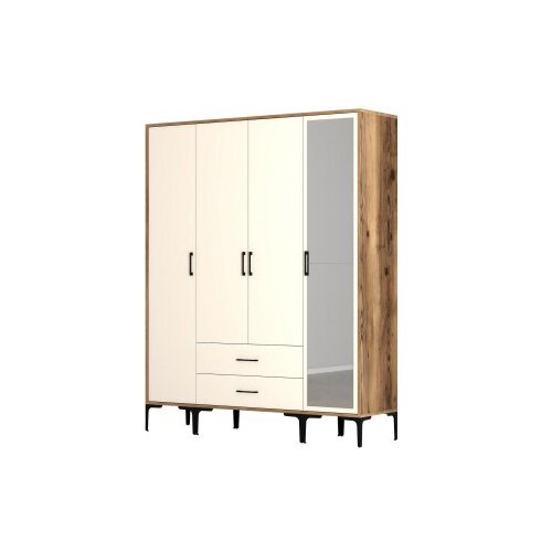 Hanah home Hanah Kućni ormar Kumsal STR, 160x201.4x47.5 cm, krem Cijene