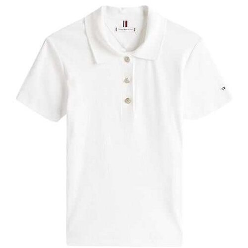 Tommy Hilfiger bela ženska polo majica THWW0WW45436-YBL Slike