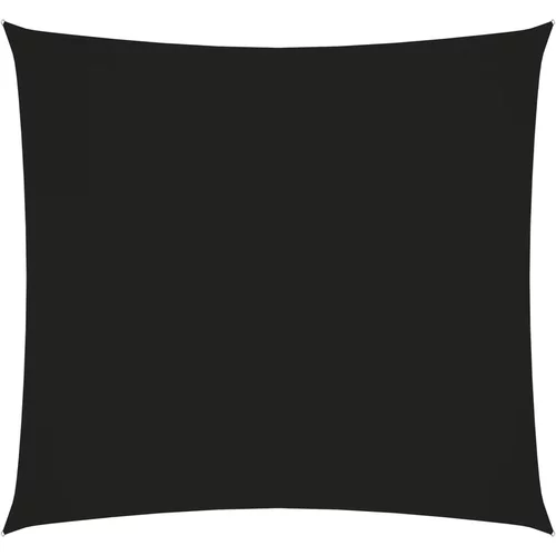 vidaXL Senčno jadro oksford blago kvadratno 2,5x2,5 m črno