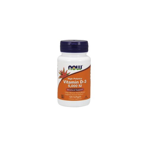 NOW vitamin D3 5000IJ Slike