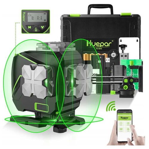 HUEPAR pRO12 linijski gradbeni laserski nivelir Bluetooth + daljinec S03DG S03DG Cene