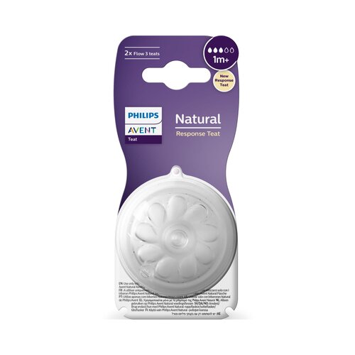 Philips Natural Response Flow 3 sisač za bočicu 1 m+ Slow Flow 2 kom Slike
