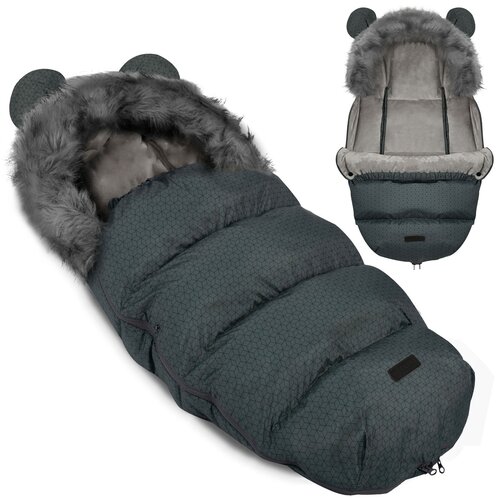 Ricokids Elmi Graphite Stroller Sleeping Bag - Ultimate Comfort and Protection, (21740403) Cene