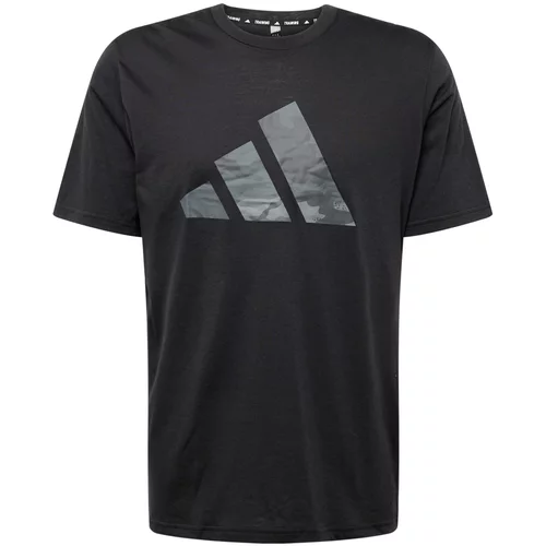 Adidas Tehnička sportska majica 'TR-ESSEA' antracit siva / grafit siva / bazalt siva / crna