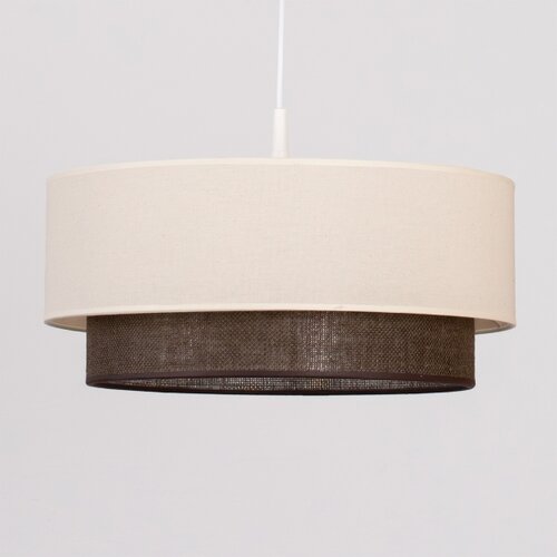  Brilagi - LED luster na kablu BOHO STYLE 1xE27/15W/230V prečnik 40 cm krem/braon Slike