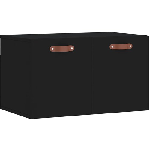 Maison Chic Stenska omarica - Zidna omarica črna 60x36,5x35 cm inženirski les iu430, (22063351) Cene