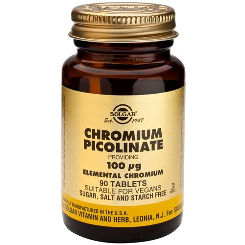 Solgar kompleks sa hrom pikolinatom 100mcg 90/1 110851 Slike
