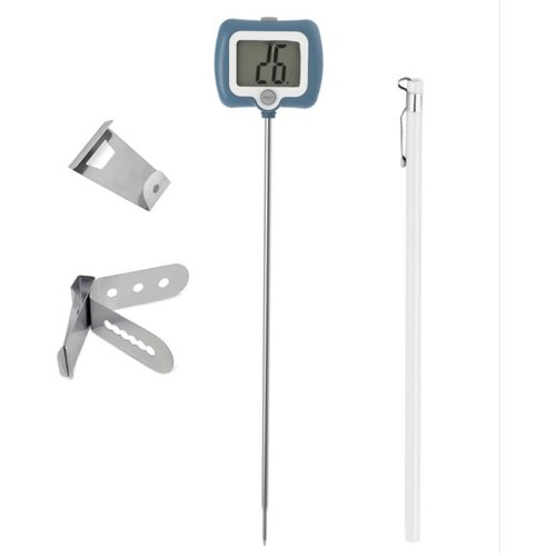 INF Klipni kuhinjski termometer s 304 inox sondo, zamenljiva baterija Blue, (5000326949) Cene