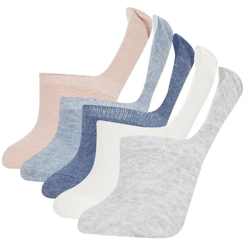 Defacto Women's 5-Pack Cotton Ballerina Socks