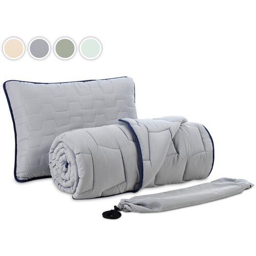 Dormeo Set odeje in vzglavnika AdaptiveGO 200x200 cm temno-siva, (5000061756) Cene