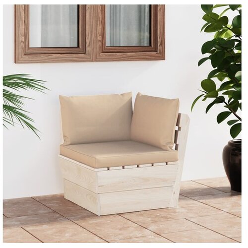  Kutna sofa od paleta s jastucima impregnirana smrekovina Cijene