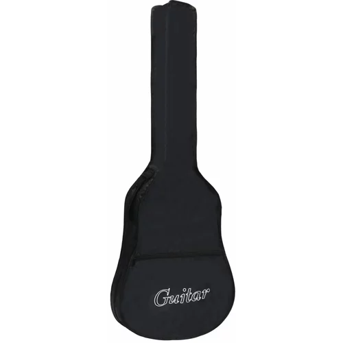 vidaXL Torba za 4/4 klasično kitaro črna 102x36,5 cm blago