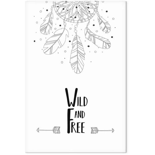  Slika - Wild and Free (1 Part) Vertical 20x30 Premium Print Cijene