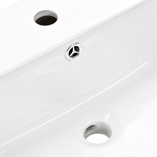  Zidni umivaonik keramički bijeli 500 x 450 x 410 mm Slike